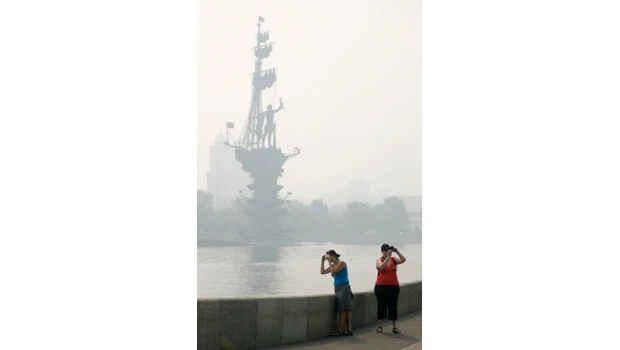 Poisonous smog returns to Moscow
