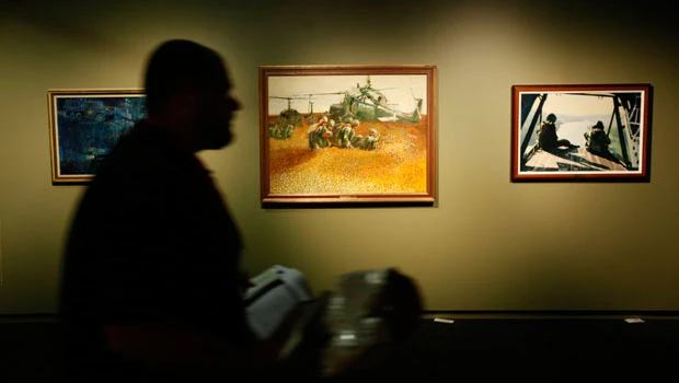 Art shows war through soldiers’ eyes