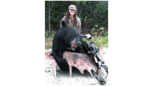 Teen kills 448-pound black bear with arrow