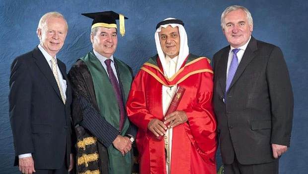 Prince Turki gets honorary doctorate from N. Ireland school
