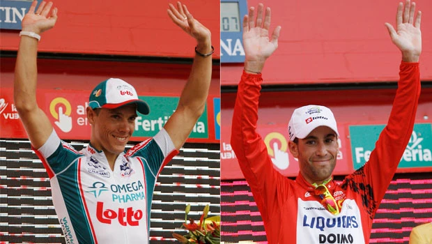 Gilbert wins 19th stage of Vuelta, Nibali retains lead