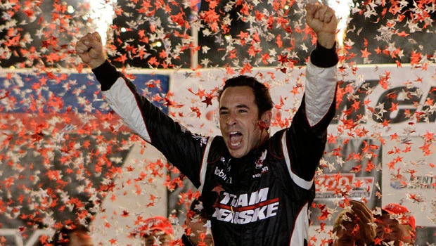 Castroneves stretches fuel to rule Indy 300