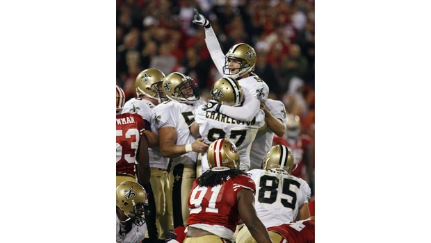 Saints pip Niners with last-second kick