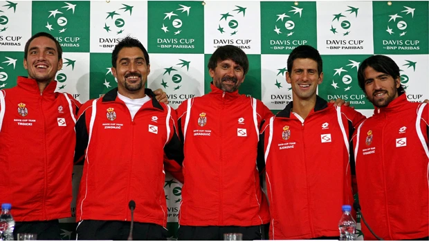 Djokovic plays Stepanek in opening singles