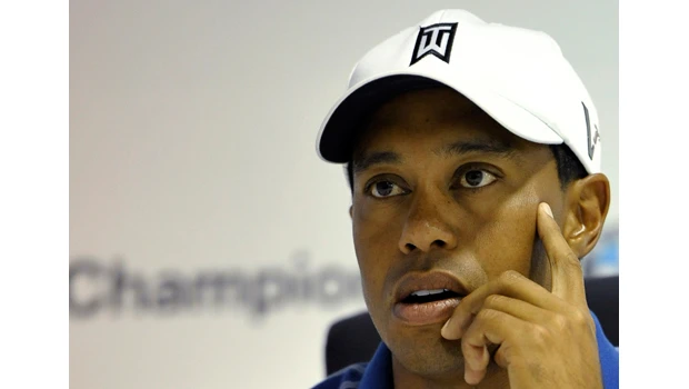 Tiger works on swing heading into BMW Championship