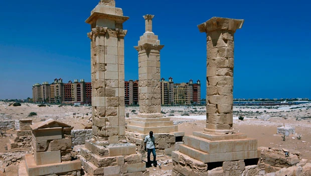 Ancient city by the sea rises amid Egypt's resorts