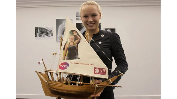 Wozniacki secures year-end No. 1 ranking in Doha