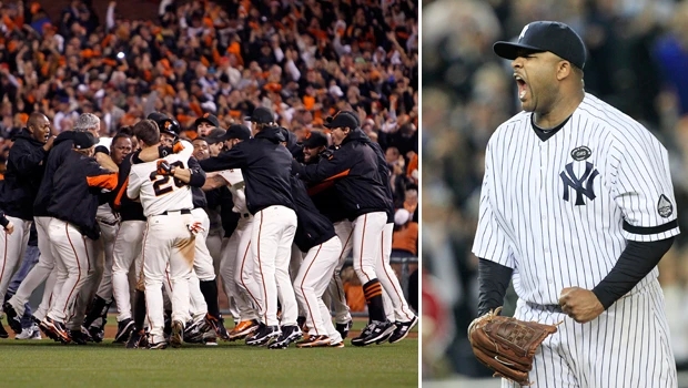 Yankees close to 3-2 in AL; Giants 3-1 in NLCS