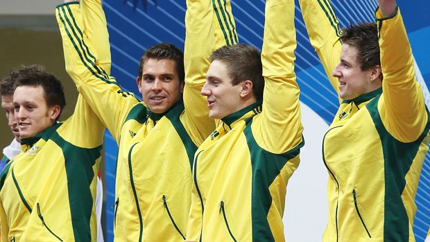 Aussies rule pool as athletes take center stage