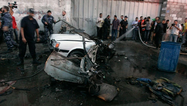 Gaza militant killed in car explosion