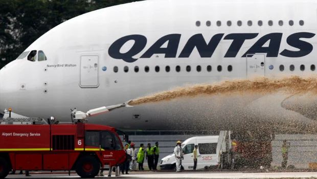 Two airlines ground A380s after Qantas flight engine failure