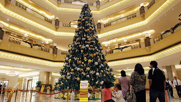 In Abu Dhabi, Christmas comes decked with gold