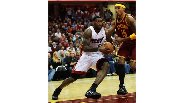 James nets 38 in Cleveland return