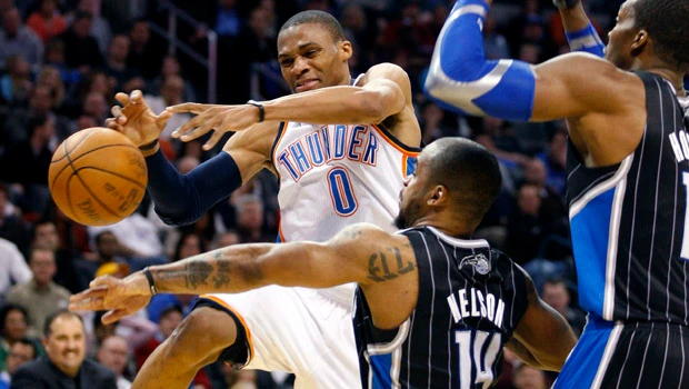 Thunder fights off Magic to win by a point