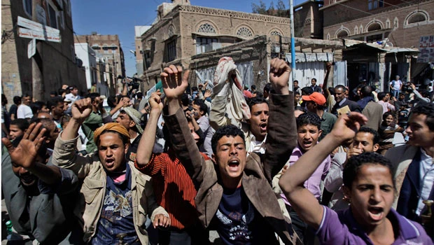 Ruling party urges talks in Yemen to halt protests