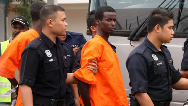 Malaysian police take custody of 7 Somali pirates