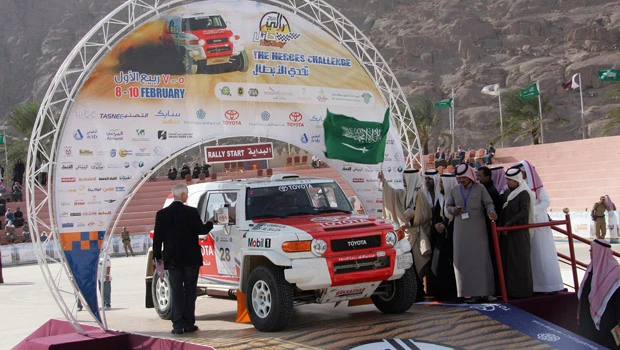 Al-Attiyah sets fastest time on Saudi Ha'il super special