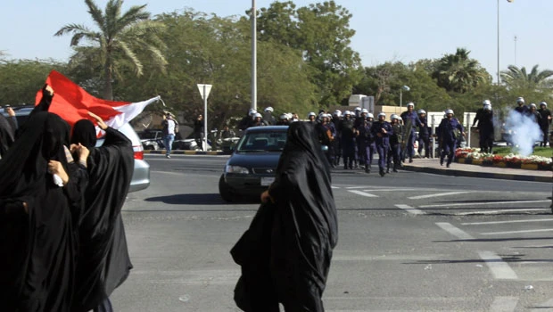 Bahrain police disperse demonstrators ahead of major rally