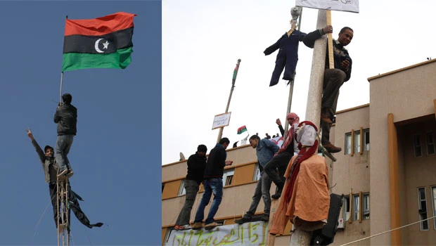 Qaddafi hold whittled away as Libya revolt spreads