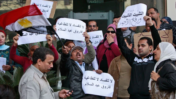 Strikes erupt across Egypt