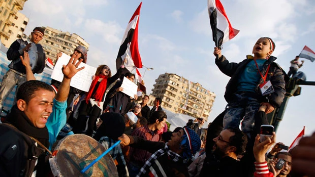 Euphoria as Mubarak quits