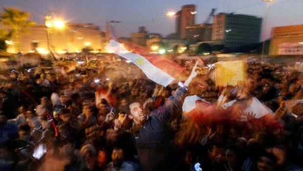 Mubarak steps down ... finally