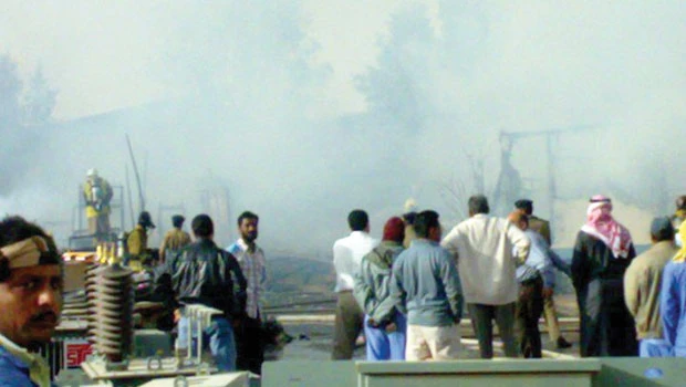 Fire destroys company compound in Buraidah