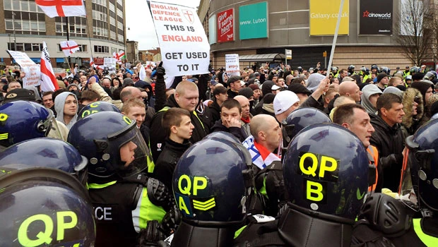 UK police on alert as far right group protests