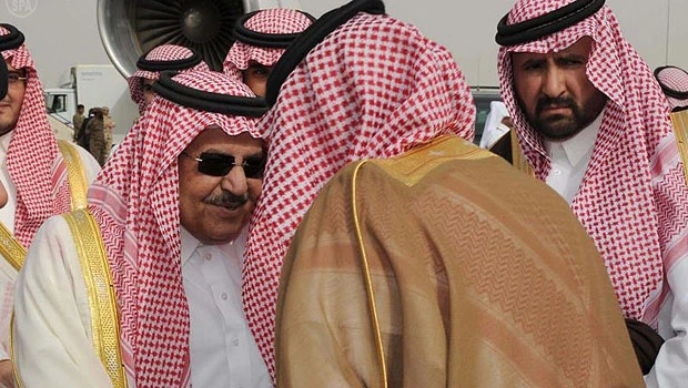 Prince Naif on a private trip abroad