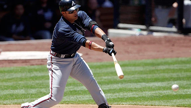 Jones' 3 RBIs help Braves beat Latos, Padres 7-0
