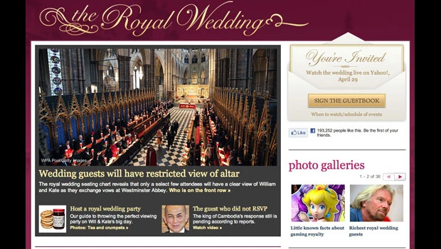 You can 'knot' miss this wedding online