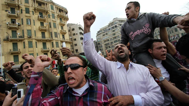 Cairo's Tahrir Square flares again