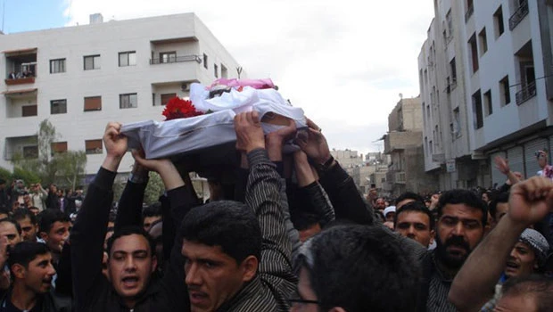 12 more killed in Syria as security forces fire on mourners