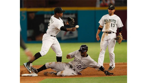 Marlins' Anibal Sanchez routs Rockies