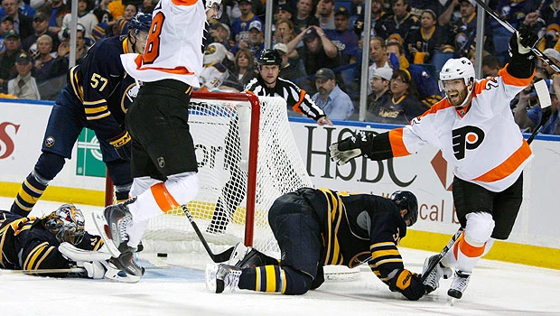 Hawks, Flyers force deciders, Predators into second round