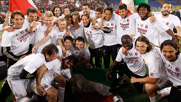 AC Milan claims 18 Serie A title