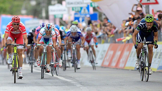 Ventoso wins 6th Giro stage; Weening holds lead