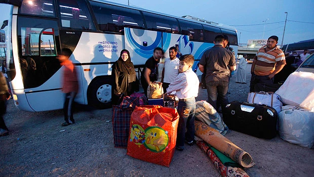 Iraqis flee violence in Syria, return home
