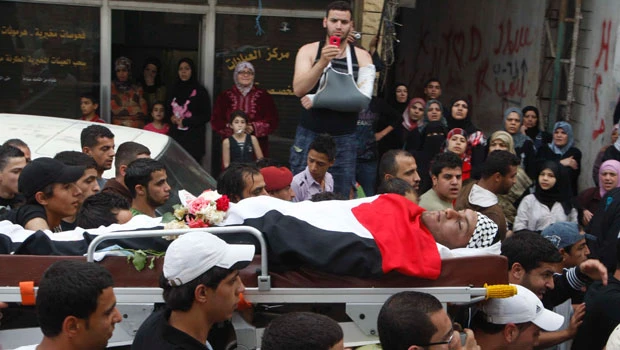 Palestinians call mourning period for border dead