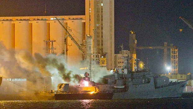 NATO hits ships in Tripoli harbor, neighborhood