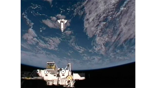 Shuttle Endeavour leaves space station — forever