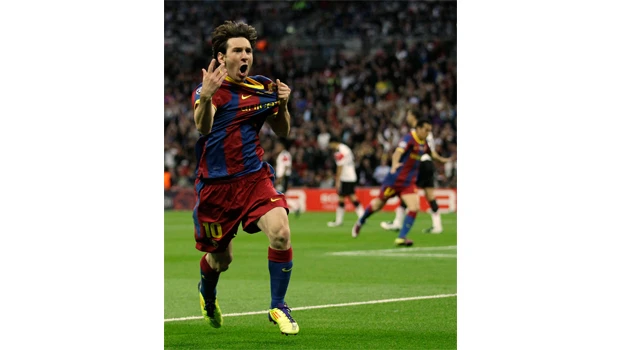 At 23, Messi has the football world at his feet