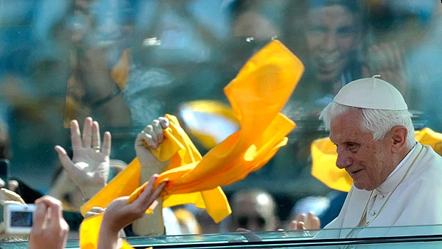 Leather-fitted popemobile gives PETA another target