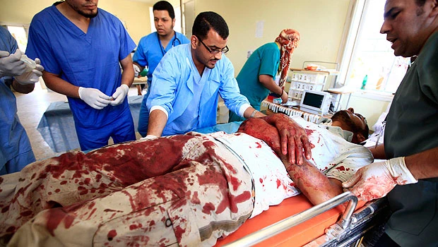 Qaddafi forces kill 22 rebels in Misrata shelling