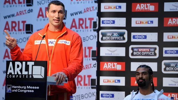 Klitschko-Haye word war erupts ahead of fight