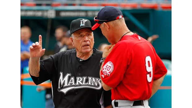 Marlins end 11-game losing streak vs. Angels