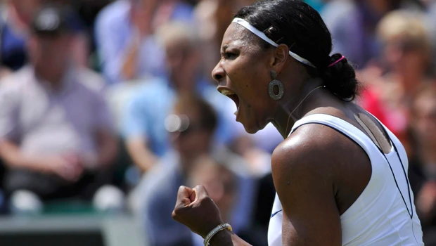 Serena Williams on course