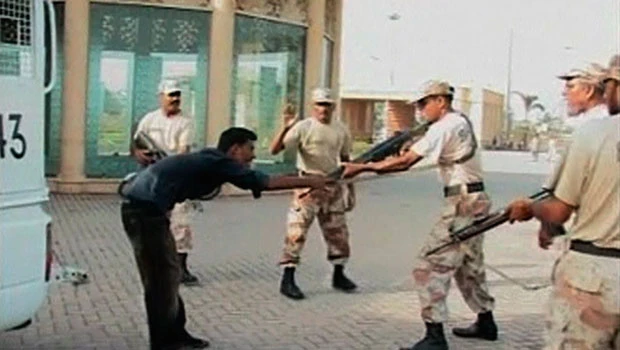 Six Rangers sent to jail for Karachi killing