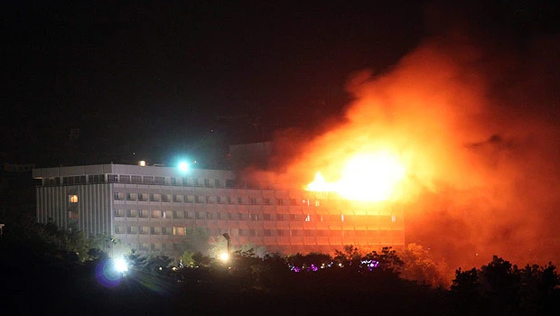 NATO-Afghan raid ends hotel assault; 19 dead