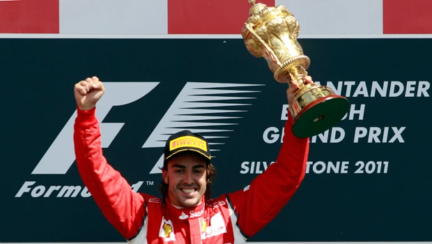 Alonso wins British GP for Ferrari